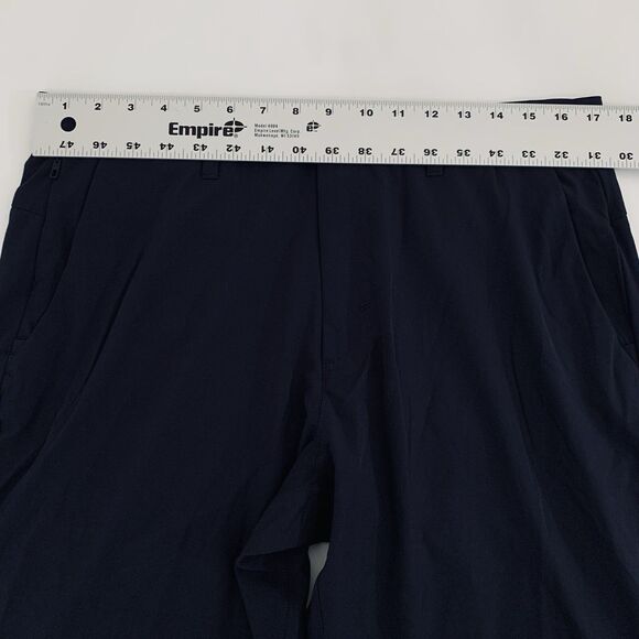 NWT Fabletics The Only Pant Men 33X32 Navy Blue Chino Stretch Golf Workwear - Picture 8 of 12